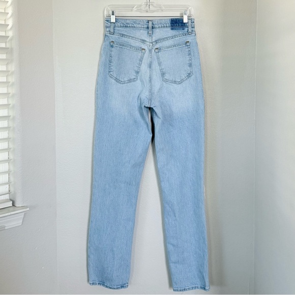 ABERCROMBIE & FITCH 28 Long 6 4 Curve Love 90s Straight Ultra High Rise Jeans - Picture 3 of 12